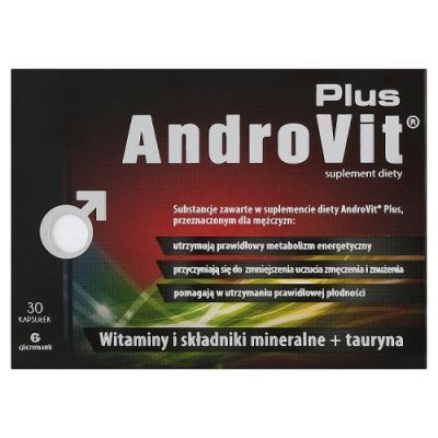 ANDROVIT PLUS, 30 kapsułek  - Witaminy i minerały dla mężczyzn