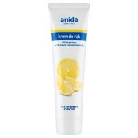 Anida Glicerynowy krem do rąk z silikonem i prowitaminą B5 o zapachu cytrynowym, 100 ml