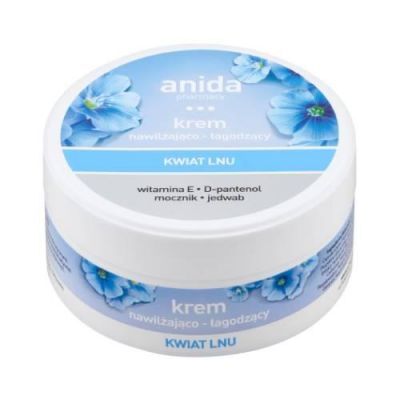 ANIDA Krem nawilżająco-łagodzący Kwiat lnu, 125ml