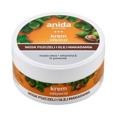 ANIDA Krem odżywczy Wosk pszczeli i Olej makadamia, 125ml