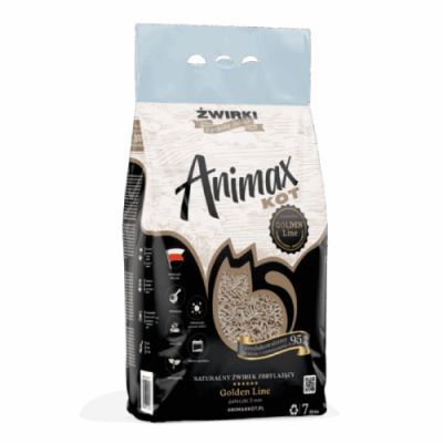 AnimaxKot Golden Line Żwirek zbrylający pałeczki 3 mm, 7 l