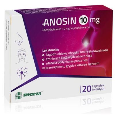 ANOSIN 10 mg 20 kapsułek