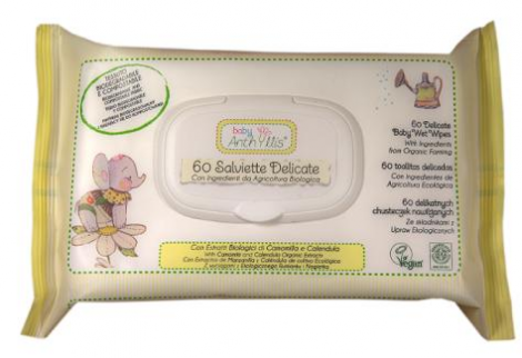 ANTHYLLIS BABY ECO BIO chusteczki do pielęgnacji skóry dziecka 3w1 60 sztuk  PIERPAOLI