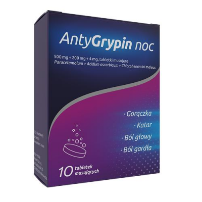 ANTYGRYPIN COMPLEX 10 tabletek musujących