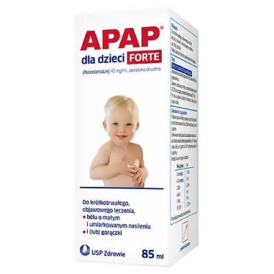 APAP dla dzieci FORTE 40mg/ml zawiesina 85 ml
