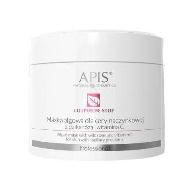 APIS Couperose-Stop Maska algowa dla cery naczynkowej z dziką różą i witaminą C, 100g
