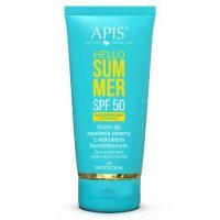 APIS Hello Summer Krem do opalania twarzy z nektarem komórkowym SPF50, 50ml KRÓTKA DATA 30.04.2026