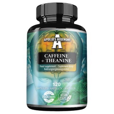 Apollo's Hegemony Caffeine + Theanine, 120 kaps.