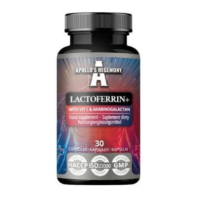 Apollo's Hegemony Lactoferrin+, 30 kaps.