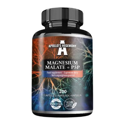 Apollo's Hegemony Magnesium Malate + P5P, 200 kaps.