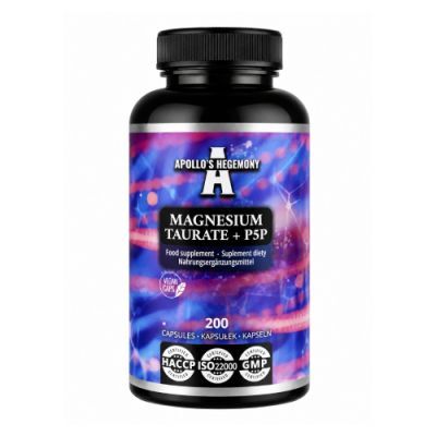 Apollo's Hegemony Magnesium Taurate + P5P, 200 kaps.