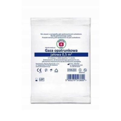 Apteczka ABC Gaza opatrunkowa jałowa 0,5m² 17n, 1szt.