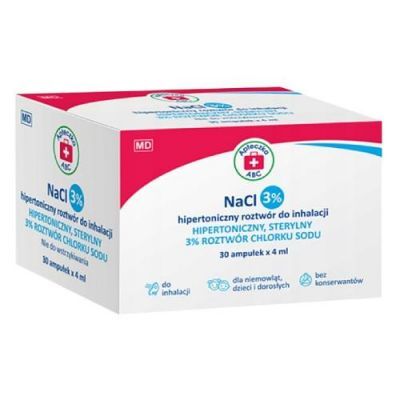 Apteczka ABC Hipertoniczna sól fizjologiczna NaCl 3%, 30x4ml