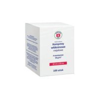 Apteczka ABC Kompresy włókninowe niejałowe 4-warstwowe 10cmx10cm, 100szt.