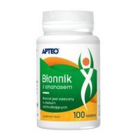 APTEO  Błonnik z ananasem, 100 tabletek KRÓTKA DATA 30.09.2026