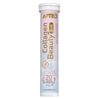 Apteo Collagen Beauty Skin Kolagen smak mango-brzoskwinia, 20 tabl. musujących