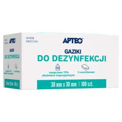APTEO Gaziki do dezynfekcji, 100szt.