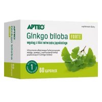 Apteo Ginkgo biloba Forte, 60 kaps.