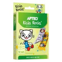 APTEO Kicia Kocia Zestaw plastrów dla dzieci, 12 szt.