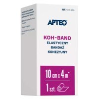 Apteo Koh-Band Elastyczny bandaż kohezyjny 10 cm x 4 m, 1 szt.