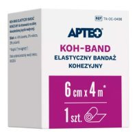 Apteo Koh-Band Elastyczny bandaż kohezyjny 6 cm x 4 m, 1 szt.