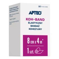 Apteo Koh-Band Elastyczny bandaż kohezyjny 8 cm x 4 m, 1 szt.