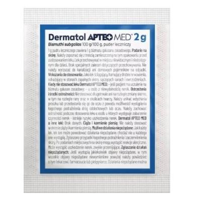 APTEO MED Dermatol proszek, 2g KRÓTKA DATA 31.01.2025