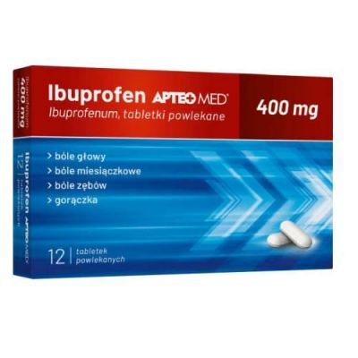 APTEO MED Ibuprofen Forte 400mg, 12 tabletek