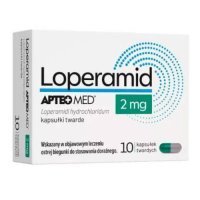 APTEO MED Loperamid 2 mg, 10 kapsułek twardych