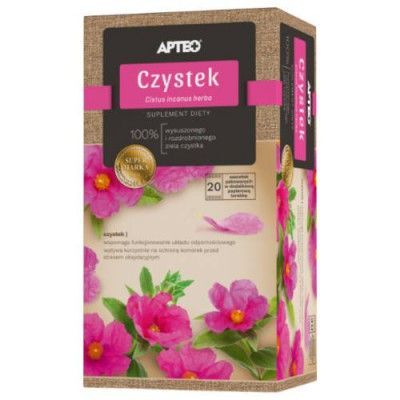 APTEO NATURA Czystek Fix, 20 saszetek