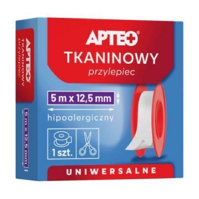 APTEO Przylepiec tkaninowy 5m x 1,25cm, 1szt.