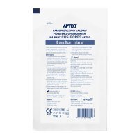 Apteo Samoprzylepny jałowy plaster z opatrunkiem na rany 10 cm x 6 cm, 1 szt.