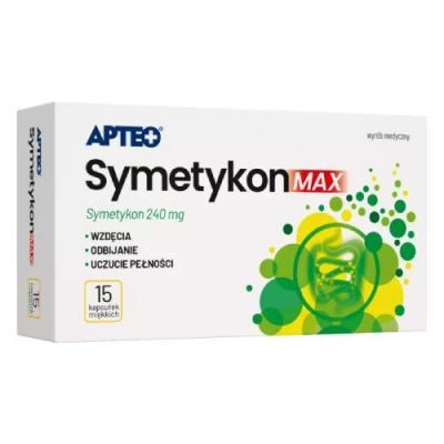 APTEO Symetykon Max 240 mg, 15 kaps.