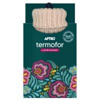 APTEO Termofor gumowy z pokrowcem dzianinowym, 1 szt.