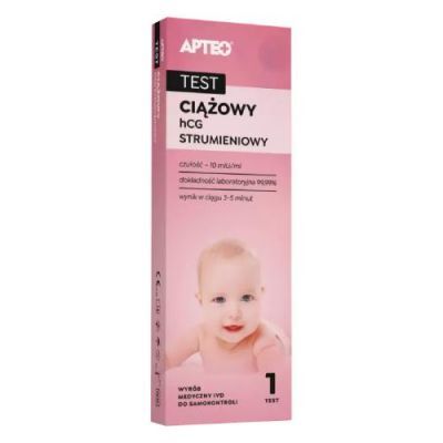 APTEO Test ciążowy HCG strumieniowy, 1  szt.