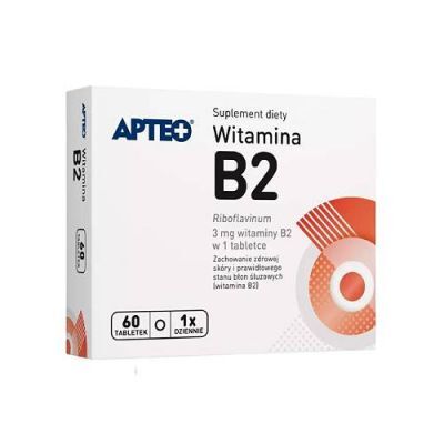 Apteo Witamina B2, 60 tabl.