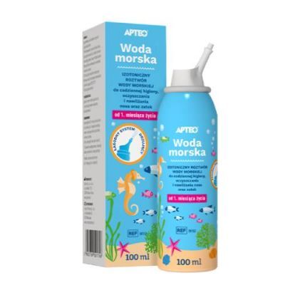 Apteo Woda morska dla dzieci, 100 ml