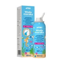 Apteo Woda morska dla dzieci, 50 ml