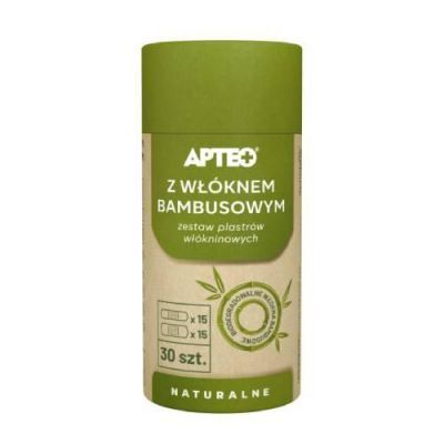 APTEO Zestaw plastrów tkaninowych z włóknem bambusowym, 30 sztuk  KRÓTKA DATA 31.01.2026