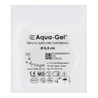 AQUA-GEL Opatrunek hydrożelowy krążek 6,5 cm 1 sztuka