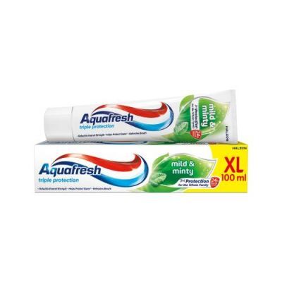 Aquafresh XL Triple Protection Mild & Minty Pasta do zębów z fluorkiem, 100 ml