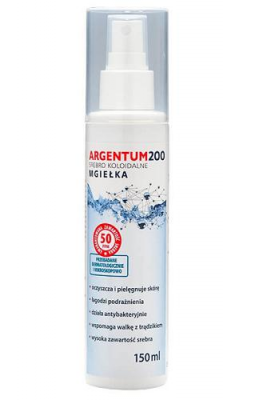 ARGENTUM200 Srebro koloidalne TONIC 50 ppm 150 ml
