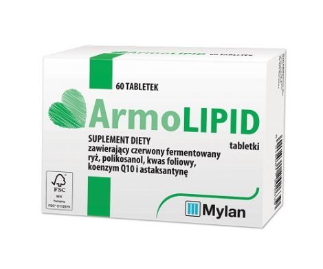 ARMOLIPID 60 tabletek na prawidłowy poziom cholesterolu