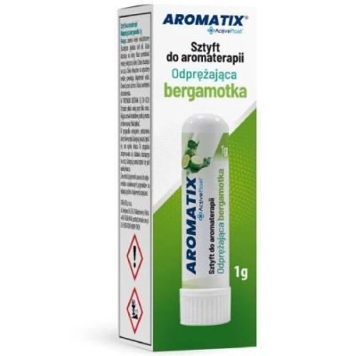 Aromatix  Sztyft do aromaterapii Odprężająca bergamotka, 1 szt.