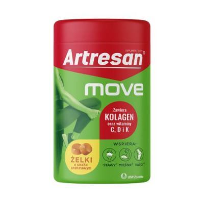 Artresan Move żelki o smaku ananasowym, 150 g