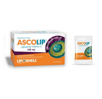 ASCOLIP Ascolip Liposomal Vitamin C 500 mg Żel doustny o smaku czarnej porzeczki 30 saszetek 5 g