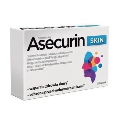 ASECURIN SKIN 20 kapsułek