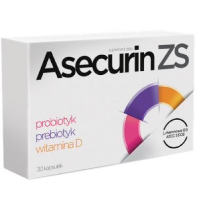 Asecurin ZS - 30 kapsułek  KRÓTKA DATA 31.01.2025