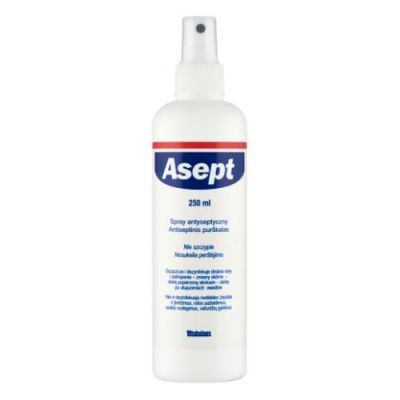 ASEPT płyn do dezynfekcji i oczyszczania skóry SPRAY 250 ml