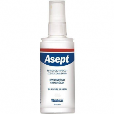 ASEPT płyn do dezynfekcji i oczyszczania skóry SPRAY 250 ml